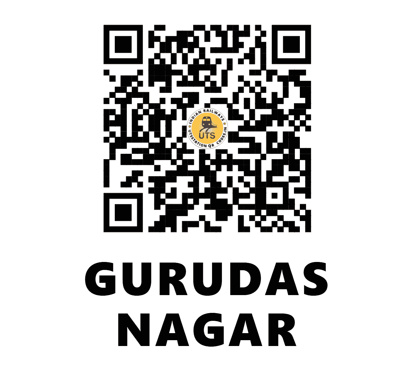 UTS QR Code for GURUDAS NAGAR - GURN (ER - WEST BENGAL)